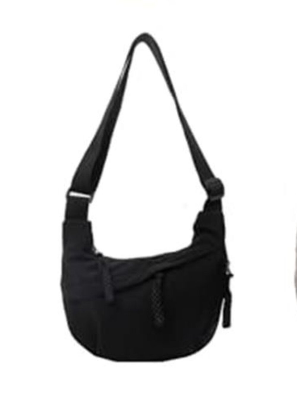 Women Dumplings Bag Large Capacity Shoulder Bag Solid Color Messengers Bag